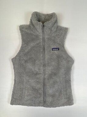Patagonia Women S Gray Los Gatos High Pile Fleece Full Zip Vest